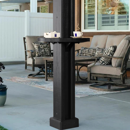 DuraTable™ – Adjustable Aluminum Patio Cover Post Table
