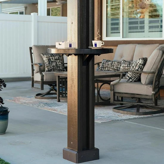 DuraTable™ – Adjustable Aluminum Patio Cover Post Table