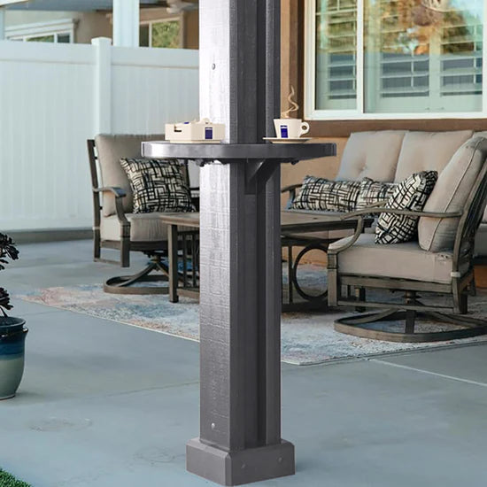 DuraTable™ – Adjustable Aluminum Patio Cover Post Table