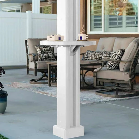 DuraTable™ – Adjustable Aluminum Patio Cover Post Table
